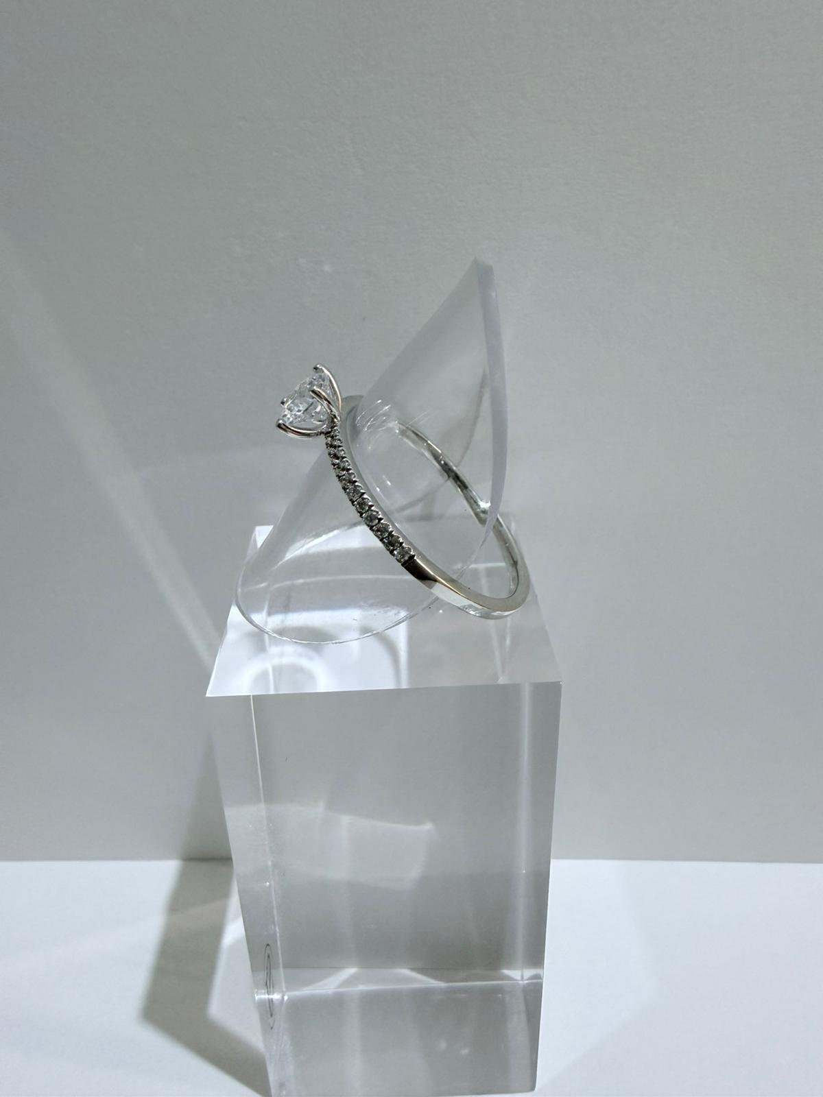 ANEL NOIVADO SOLITARIO OURO 12