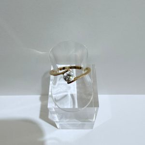 ANEL NOIVADO SOLITARIO OURO 8